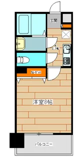 シティマンション木町通【5階】の間取り