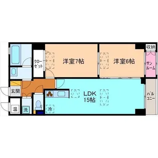 ヴィラ昌永町【2階】の間取り