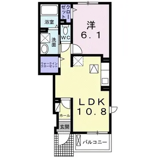アルバ上松葉【1階】の間取り