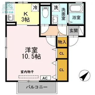 モナリエ久美【2階】の間取り