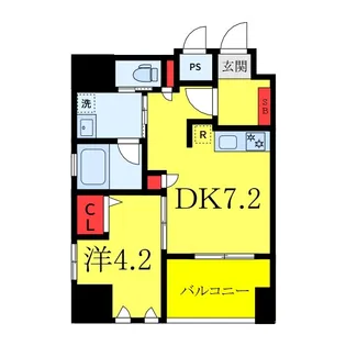 エスペランサ南大塚【2階】の間取り