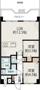 トーア南晴海マンション【8階】の間取り