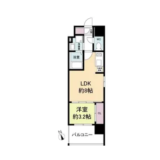 ウェンディ光町【10階】の間取り