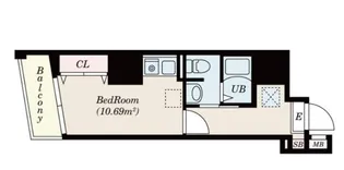 コートタワー新横浜【8階】の間取り
