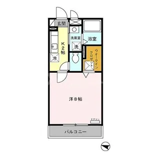 グランシャリオ桜木【2階】の間取り