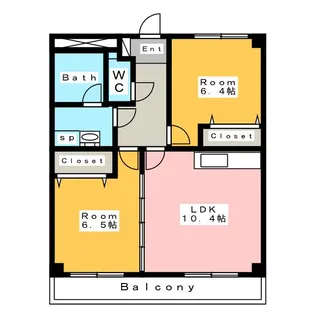 ピアチェーレ【2階】の間取り