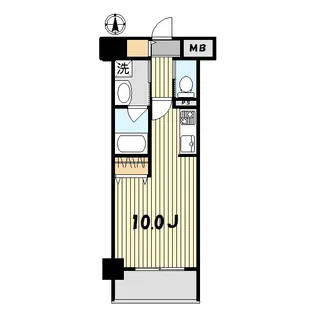 アフィニテ武蔵小杉【1階】の間取り