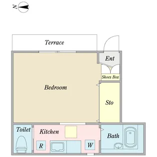 Un Paseo【1階】の間取り