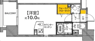 Der Glanz.Y2【比治山】【5階】の間取り