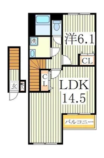 Felicia amelloides【2階】の間取り