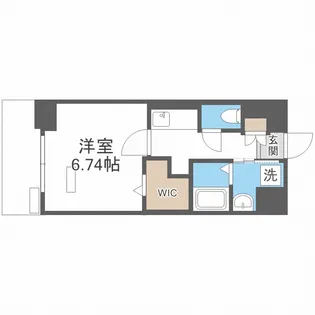 ギャラクシー博多駅北【6階】の間取り