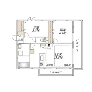 ラ セーヌ【3階】の間取り