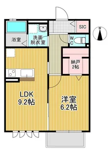 Maison blanche II(メゾン ブランシュ)【2階】の間取り