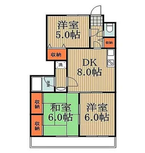 メゾンむさしの【3階】の間取り