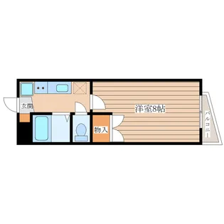 アドバンスコート国見【2階】の間取り