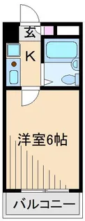 リバティ元住吉【2階】の間取り