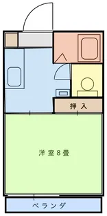 パールハイツA【1階】の間取り