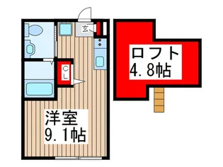 アミュレット新都心【1階】の間取り