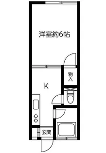 ヴィラ相模原【2階】の間取り