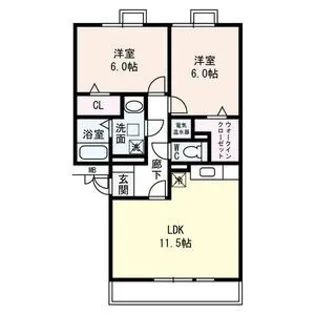 DELTA OTT’S【1階】の間取り