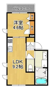 リオン南大泉【1階】の間取り