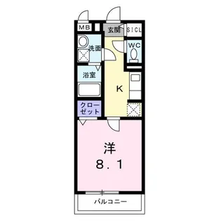 ブレーメンハウス【1階】の間取り