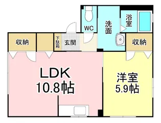 アコール I棟【1階】の間取り