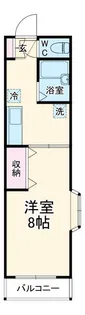 コーポ櫻井【2階】の間取り