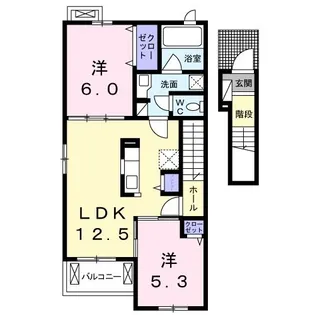 メゾン グレイス B【2階】の間取り