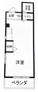 千扇ハイツ【4階】の間取り