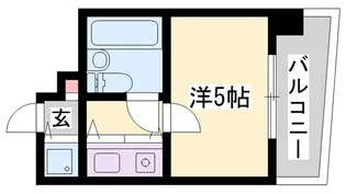 朝日プラザサウスコア姫路【6階】の間取り