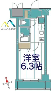 グランヴァン横濱ビアンコーヴォ【2階】の間取り