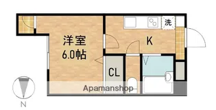 元浜グリーンホームズ【2階】の間取り