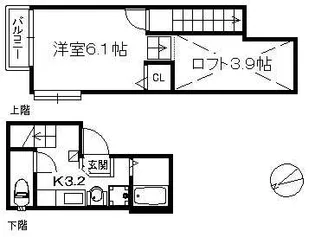 DCT大橋【2階】の間取り