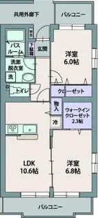 パストラル【1階】の間取り