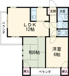 ロイヤル長草【4階】の間取り