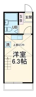 プチハウス【2階】の間取り