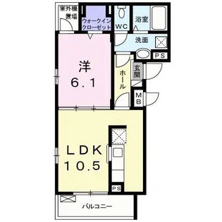 シャイン【2階】の間取り