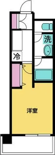 クレイン横浜台町【4階】の間取り