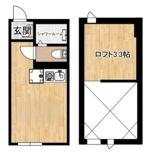 カパルアガーデン横浜反町【1階】の間取り