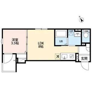 robot home 矢部III【1階】の間取り