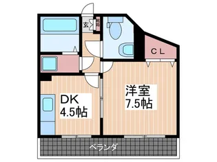 第一クリスビル【4階】の間取り