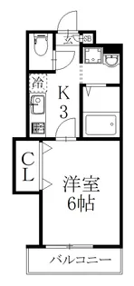 コンフォートヒルズ草加【3階】の間取り