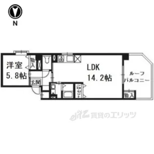 ウイング東山【2階】の間取り