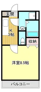 エルーセラ【2階】の間取り