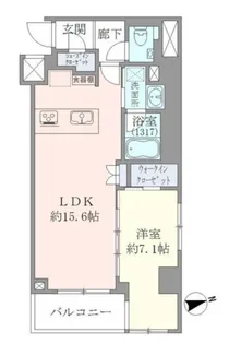 EVERTOW CHOJAMARU【2階】の間取り