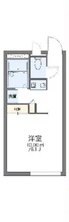 レオパレス城ノ内【2階】の間取り