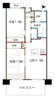 シティーパル新中野【9階】の間取り