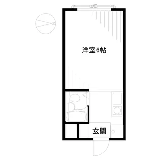 トキワマンション【1階】の間取り