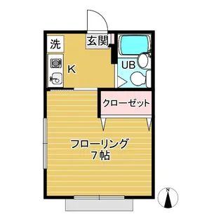アコールK【1階】の間取り